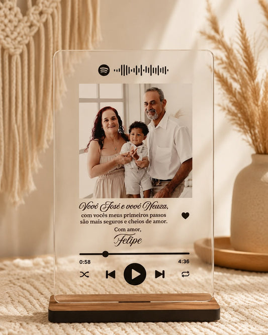1pc Personalized Music Plaque